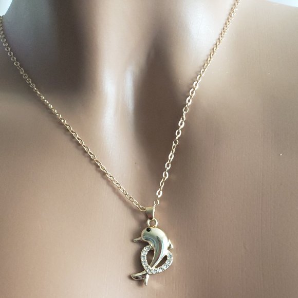 Dolphin Necklace - Picture 1 of 1